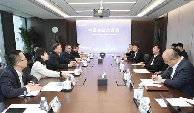 中國(guó)誠(chéng)通黨委書(shū)記、董事長(zhǎng)奚正平一行到訪中國(guó)有研