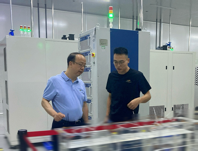 中國(guó)有研副總經(jīng)理毛昌輝到有研廣東院進(jìn)行安全專(zhuān)項(xiàng)檢查