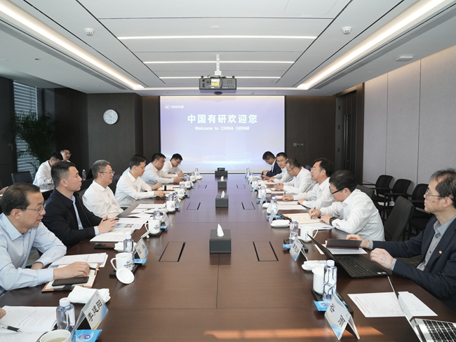 中國(guó)中煤黨委書記、董事長(zhǎng)王樹(shù)東一行到訪中國(guó)有研