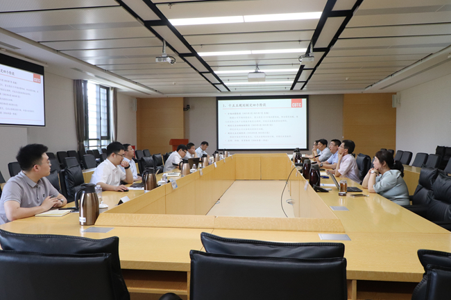 中國有研黨委副書記、總經(jīng)理艾磊和總會計師齊書勇一行調(diào)研國合通測